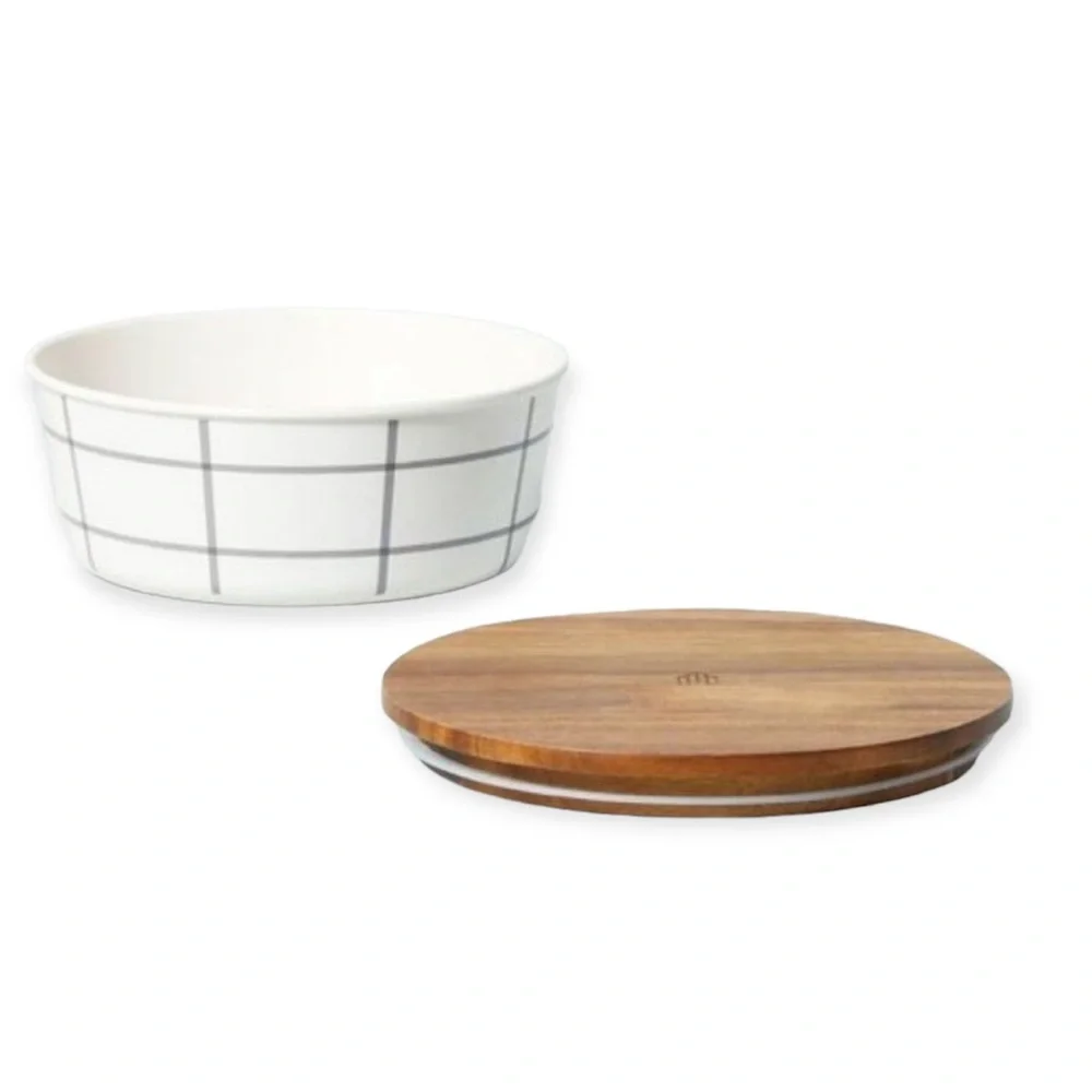 Hearth & Hand Bamboo Melamine Storage Bowl - Picture 3 of 12